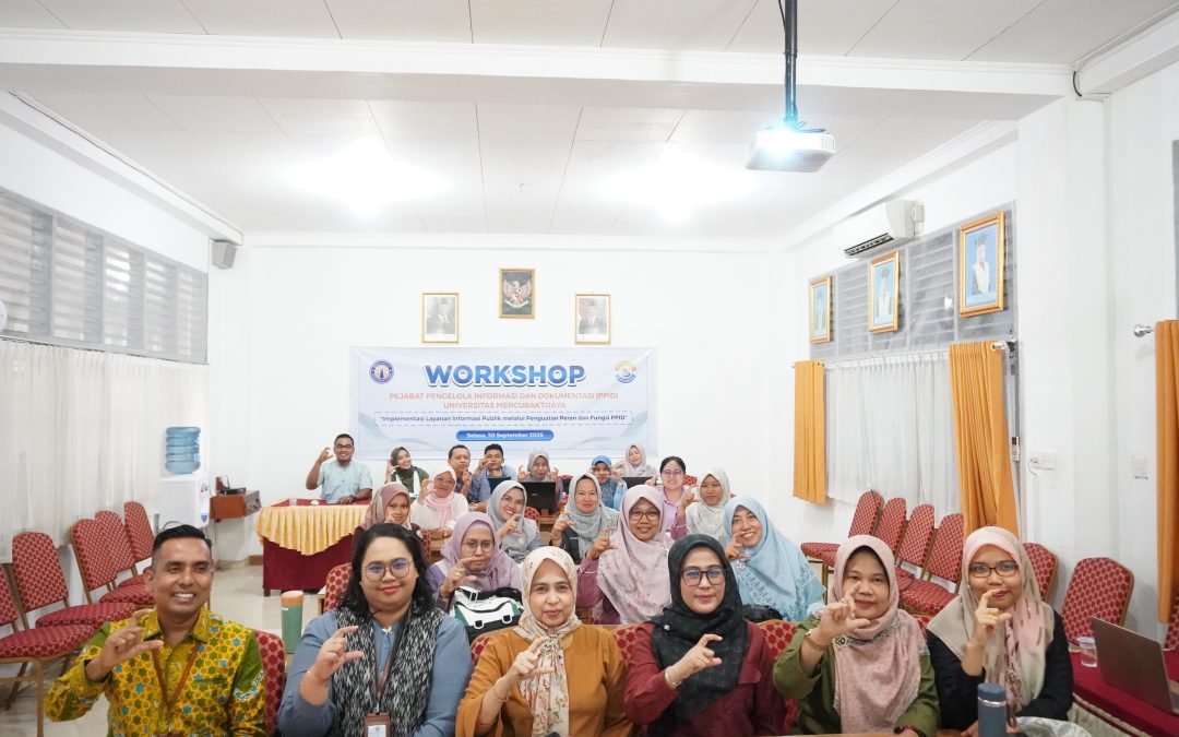 Workshop PPID Universitas Mercubaktijaya Kupas Penguatan Layanan Informasi Publik