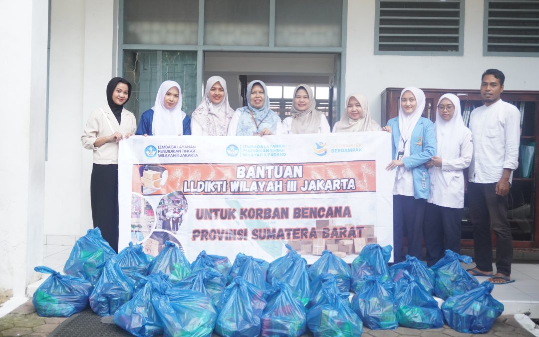 Universitas Mercubaktijaya Terima Bantuan Donasi Mahasiswa Terdampak Banjir dari LLDIKTI Wilayah III Jakarta