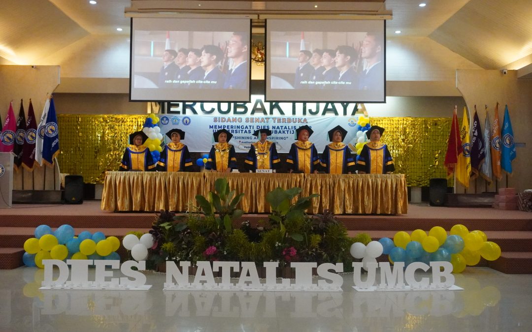 Sidang Senat Terbuka, Peresmian OSCE Center, dan Anugerah Prestasi Warnai Puncak Dies Natalis ke-2 Universitas Mercubaktijaya