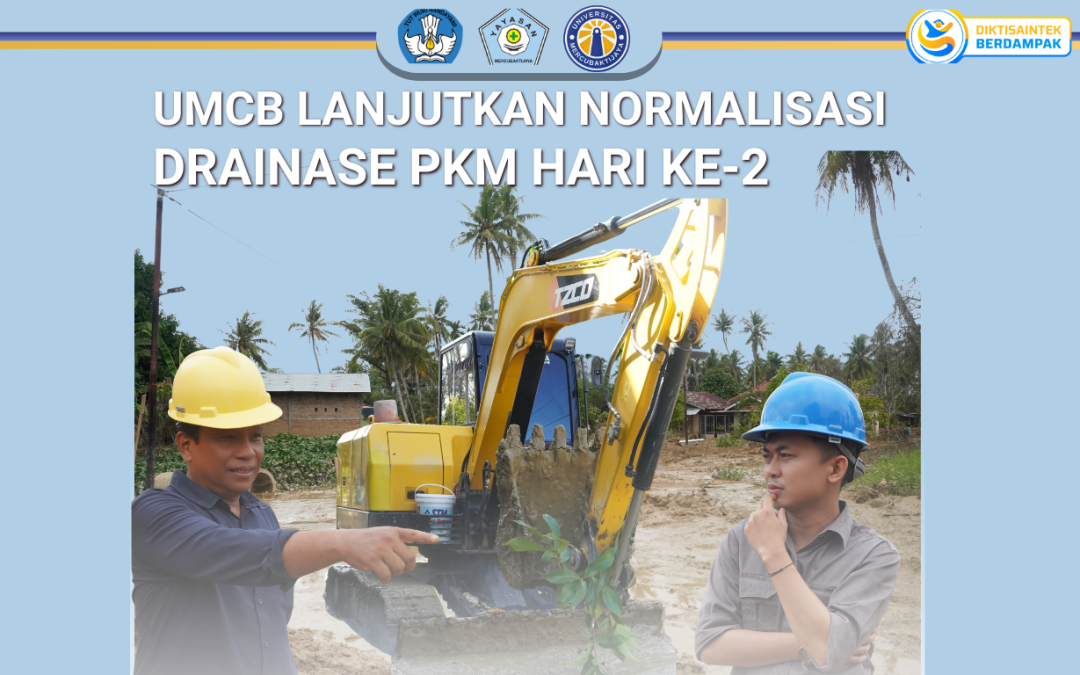 UMCB Lanjutkan Normalisasi Drainase pada Pengabdian Masyarakat Hari ke-2