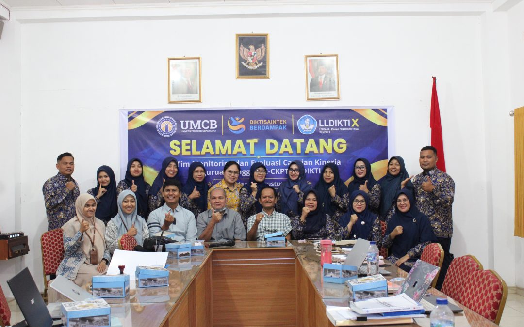 Universitas Mercubaktijaya Terima Tim Monitoring dan Evaluasi Capaian Kinerja Perguruan Tinggi LLDIKTI Wilayah X