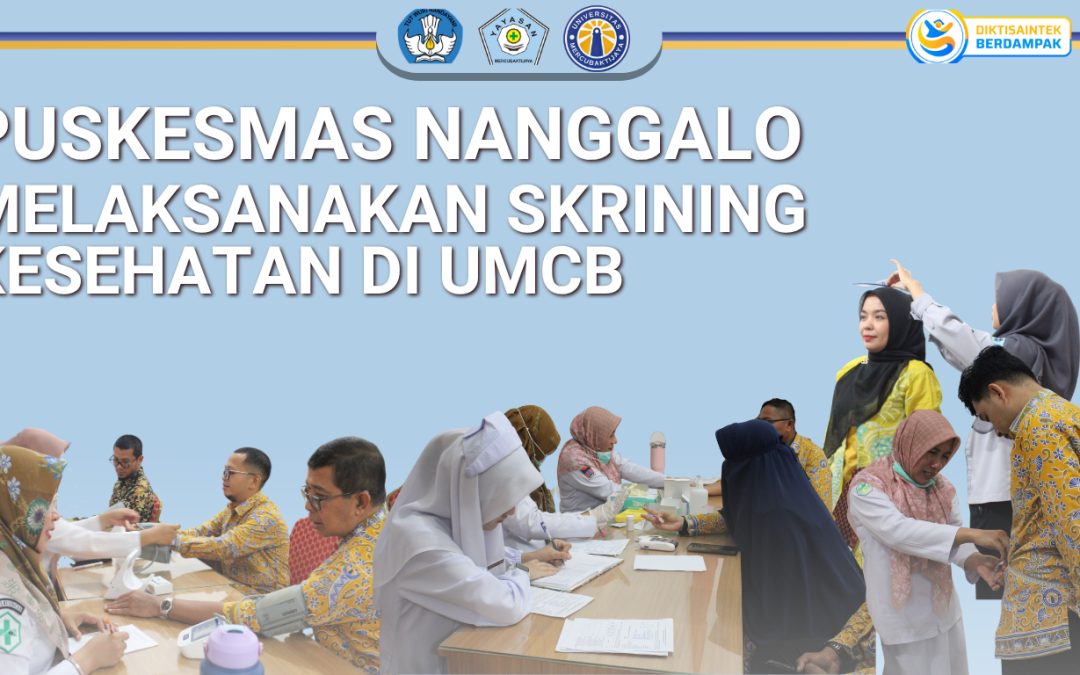 Puskesmas Nanggalo Laksanakan Skrining Kesehatan bagi Sivitas Akademika Universitas Mercubaktijaya