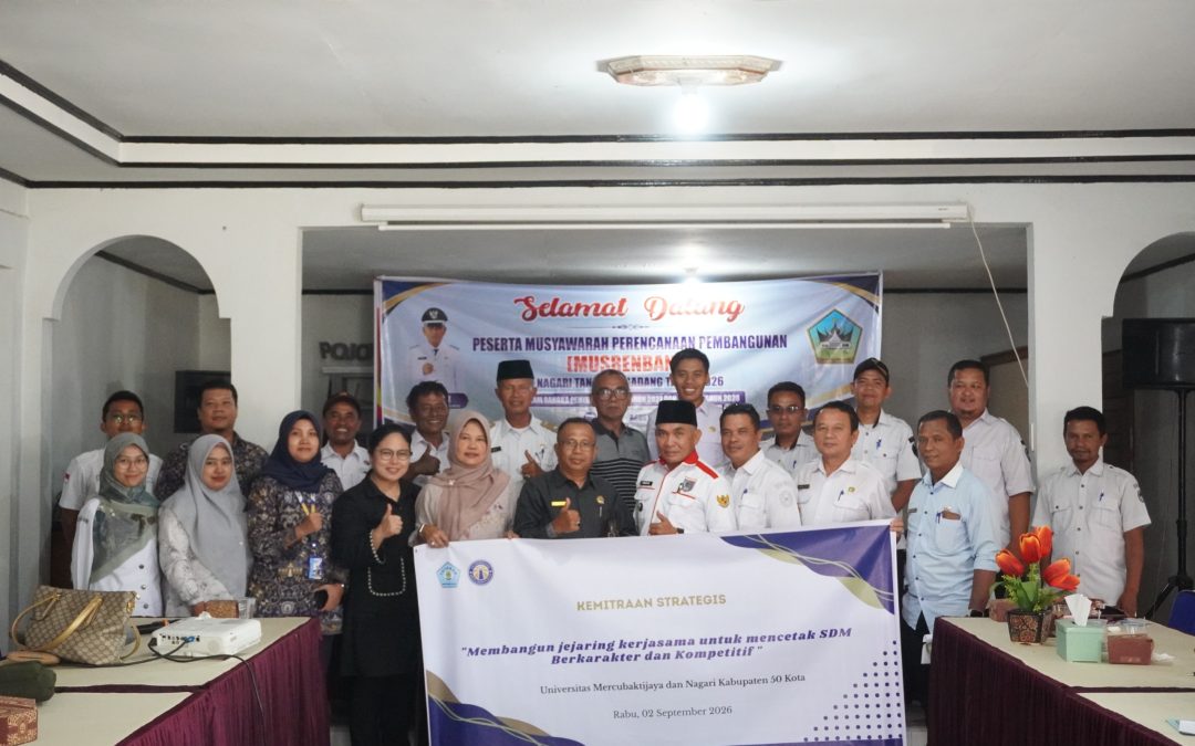UMCB Perkuat Kemitraan Strategis dengan Nagari di Kabupaten Lima Puluh Kota, Buka Akses Pendidikan Terintegrasi