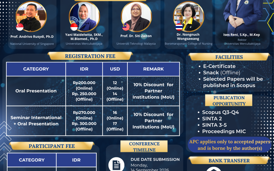 UMCB Gelar 1st Mercubaktijaya International Conference 2026, Ajak Akademisi dan Peneliti Perkuat Inovasi untuk Masa Depan