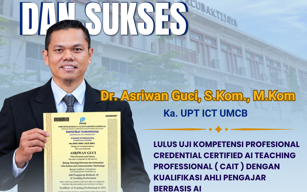 Dosen Universitas Mercubaktijaya Raih Sertifikasi Certified AI Teaching Professional